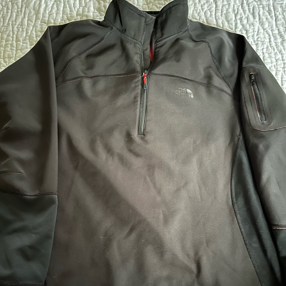 Men’s north face pullover soft shell jacket